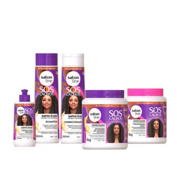 Kit Completo SOS Cachos Super Óleos Salon Line