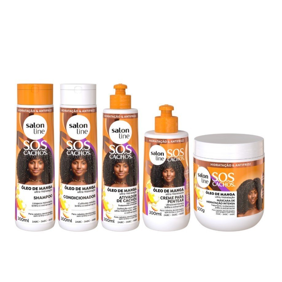 Kit Completo SOS Cachos Óleo de Manga